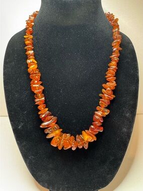 Vintage Baltic Amber Beaded Necklace